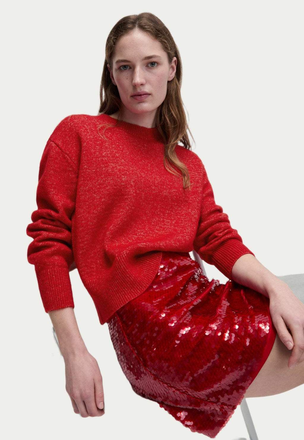 Marks & Spencer TEXTURED CREW NECK