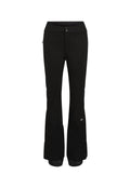 Schwarze Snowpants mit schlankem Design, aus strapazierfähigem Stoff gefertigt. Verfügt über Reißverschlusstaschen und elastische Bündchen an den Beinen mit einem Markenlogo-Detail.