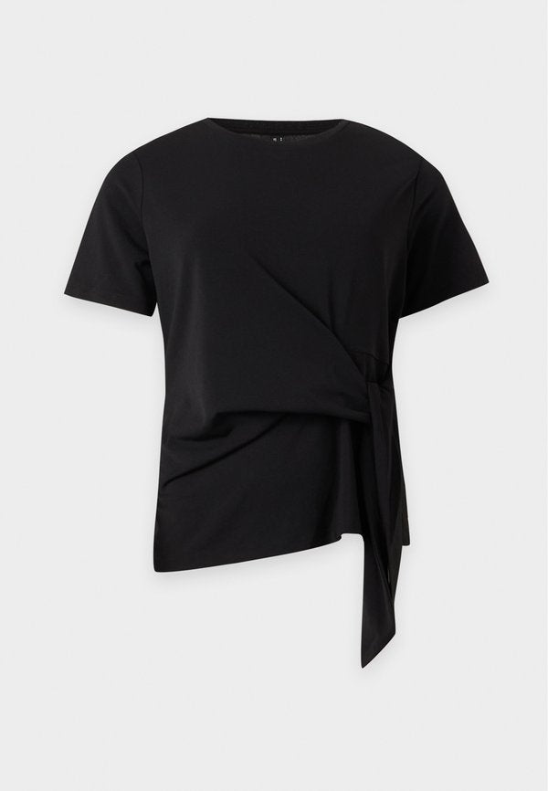 Vero Moda VMJILL SS TOP JRS NOOS - Print T-shirt - black