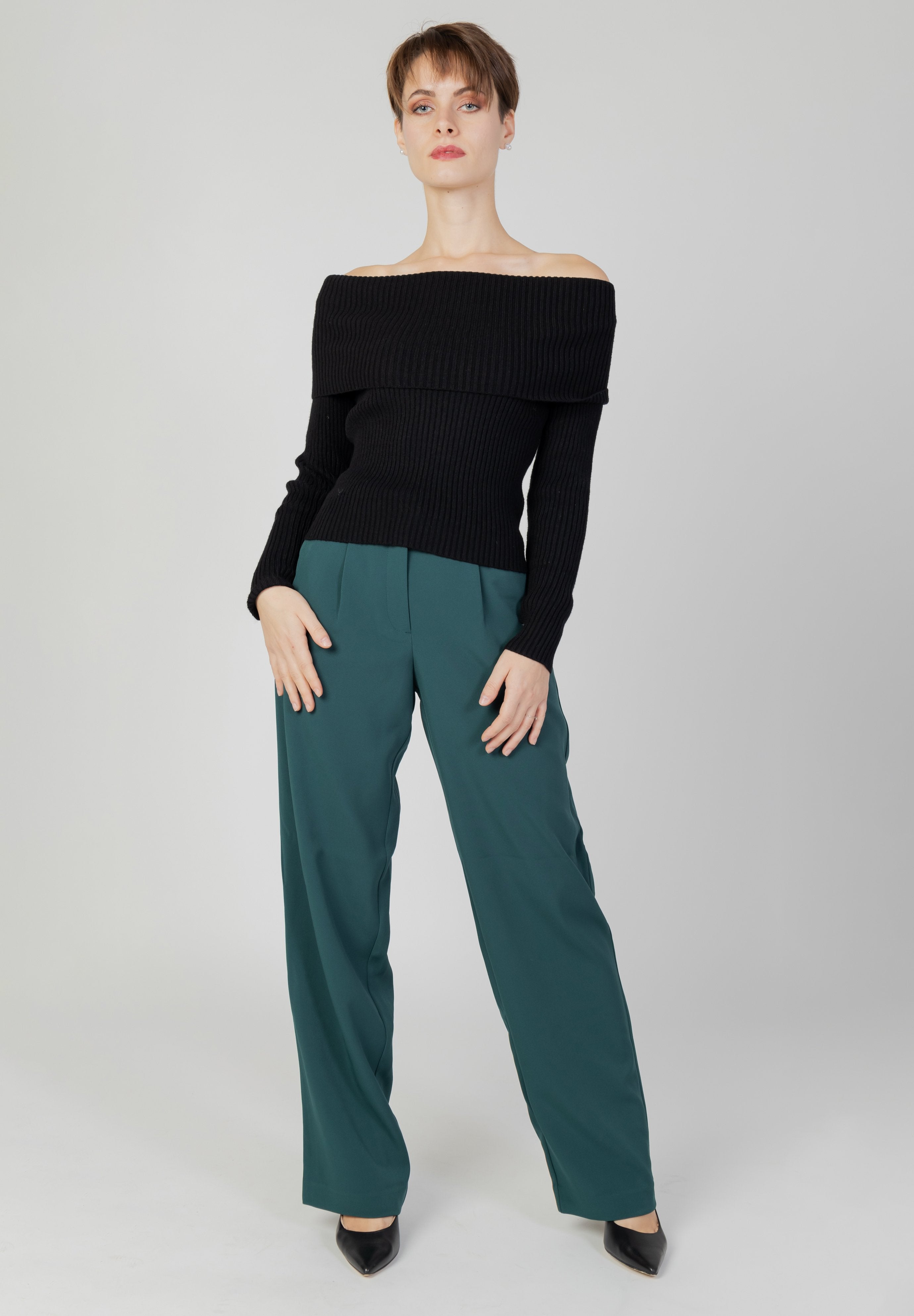 ONLY ONLKATIA LS OFF SHOULDER KNT NOOS