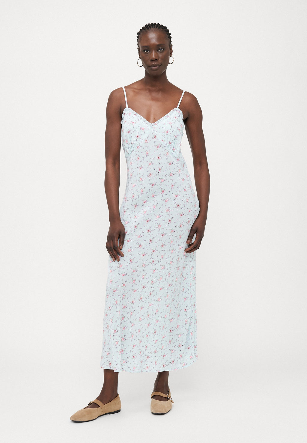 Gap Tall RUFFLE TRIM SLIP DRESS