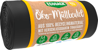 Müllbeutel Öko 35 l mit Tragegriff Ecosack