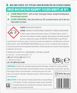 Vollwaschmittel Pulver Universal ECOVER
