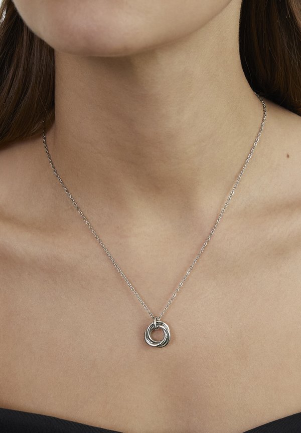 s.Oliver TWISTED - Necklace - silver-coloured