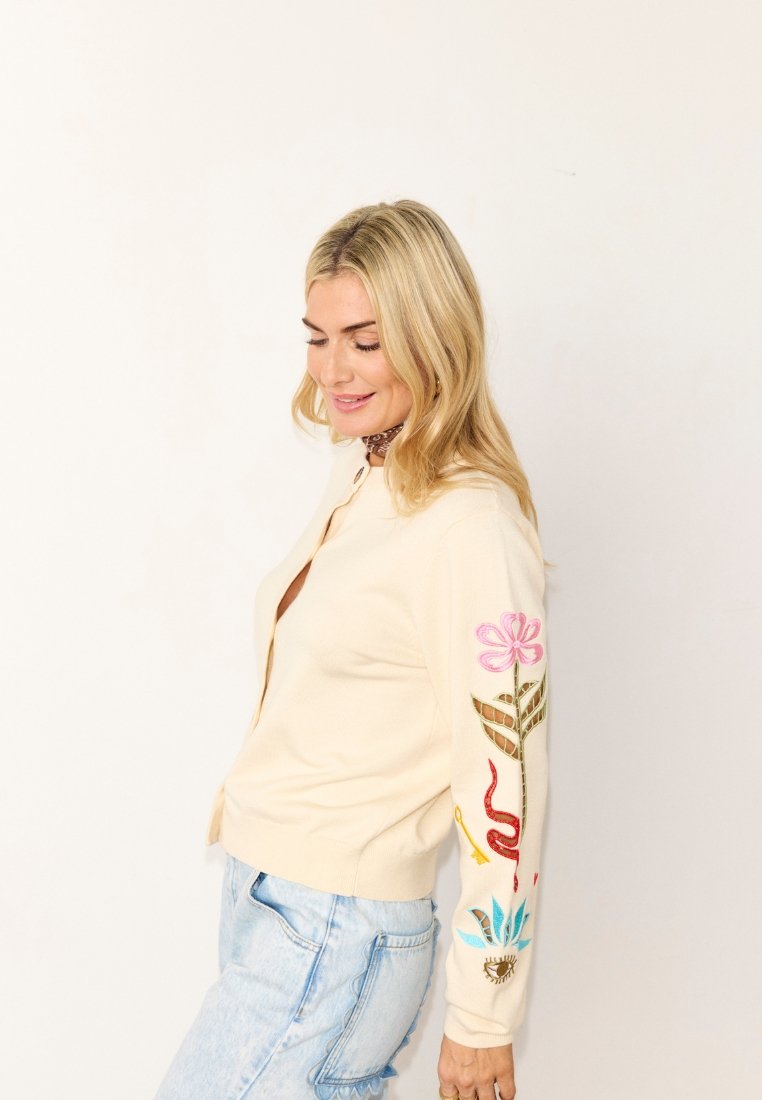 Never Fully Dressed CUTWORK HOLLIE CARDIGAN