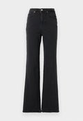 Vero Moda VMTESSA WIDE JEANS - Wide Leg - dark grey denim