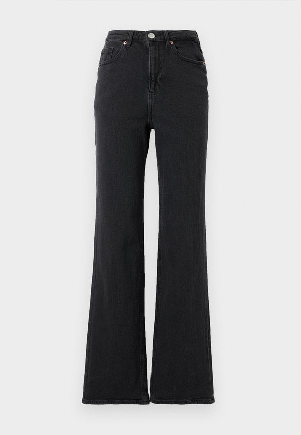 Vero Moda VMTESSA WIDE JEANS - Wide Leg - dark grey denim