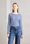 Marc O'Polo LONG SLEEVE  ROUND NECK STRIPED