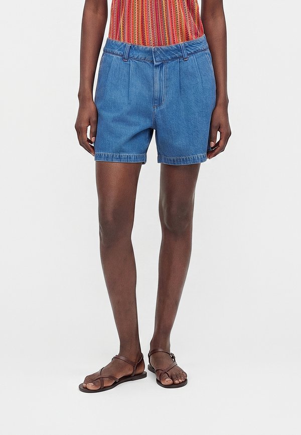 ONLY ONLLUKA - Denim shorts - medium blue denim