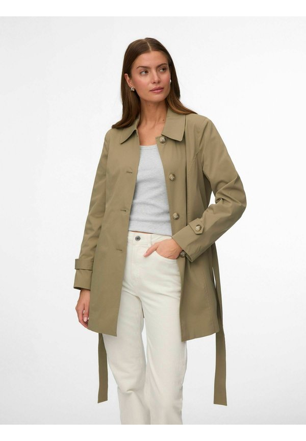Vero Moda VMCHELSEAANNA - Trenchcoat - mermaid