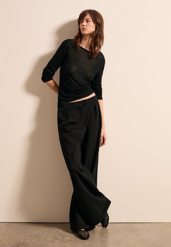 Stefanel WIDE LEG PALAZZO WITH ROMAN STITCH