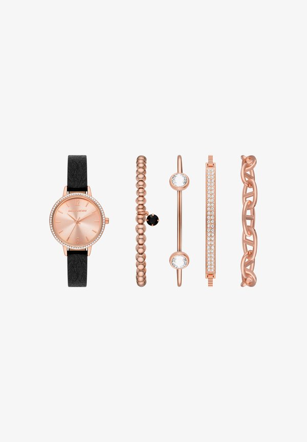 Skechers TRADITIONAL ELEVATED GLITZ SET - Watch - black