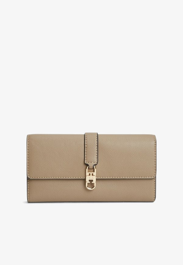Tommy Hilfiger LIBRE LARGE FLAP - Wallet - beige