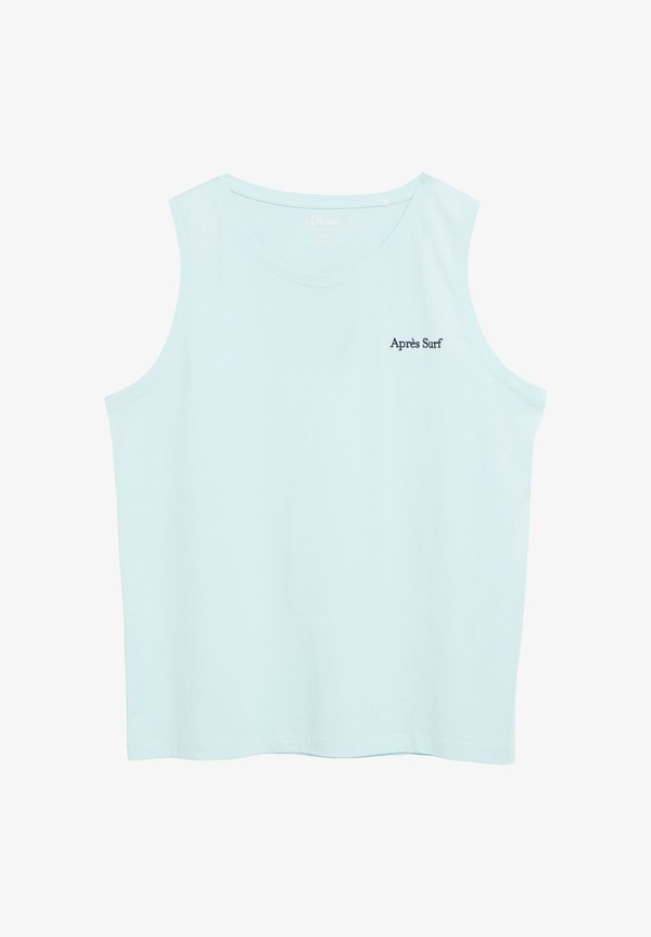 s.Oliver T-SHIRT - Top - azurblau