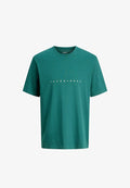 Jack & Jones JJESTAR JJ TEE SS NOOS - Print T-shirt - atlantic deep