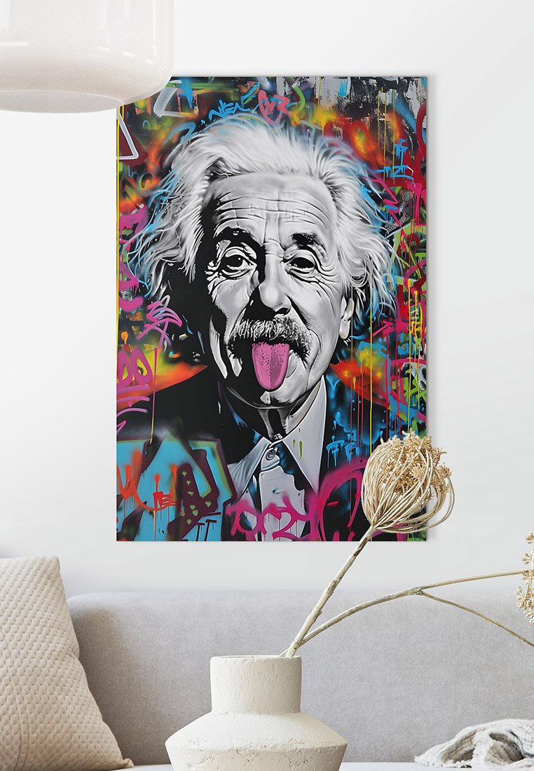 Orange Wallz EINSTEIN TONGUE