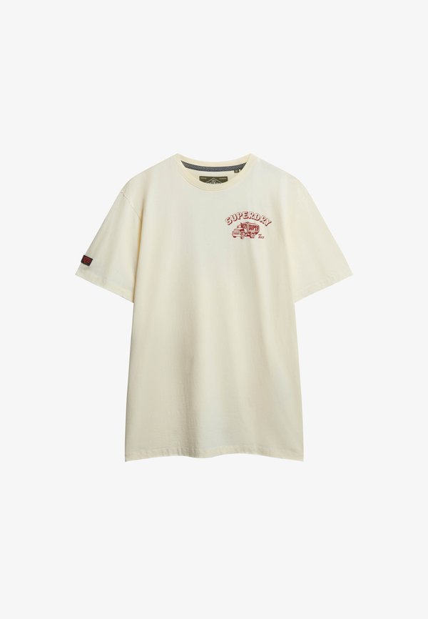 Superdry & Co TRADE TOOLS  - Print T-shirt - dusty white