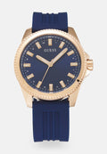 Guess CHAMP - Watch - blue sunray/rose gold-coloured