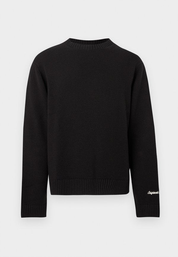Jack & Jones JORNORREBRO SPRING CREW NECK - Jumper - black/antique white