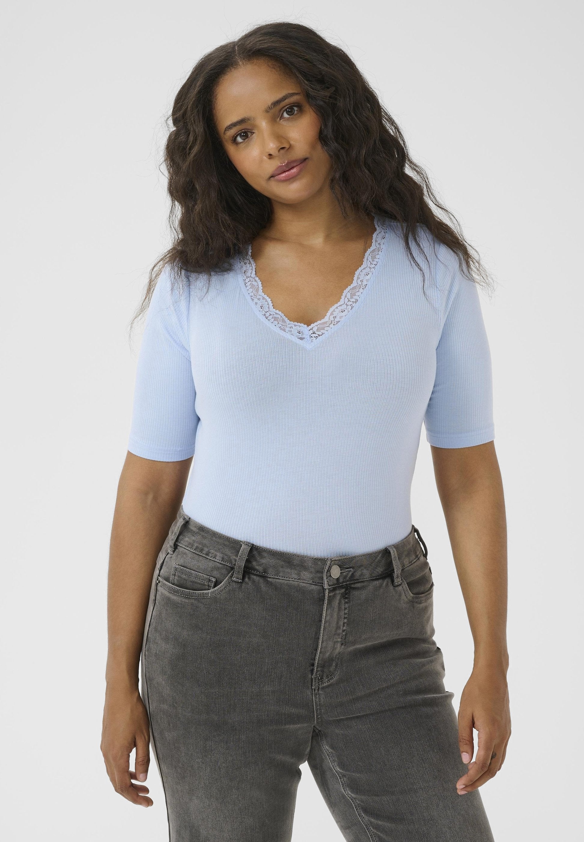 Kaffe Curve KCOMIA V-NECK TEE