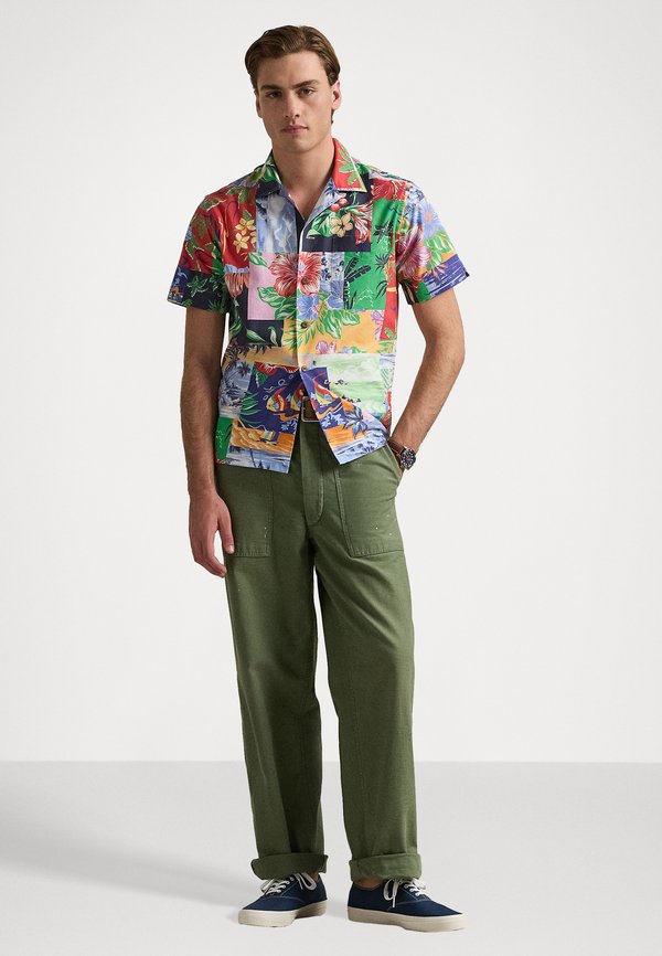 Polo Ralph Lauren CLASSIC FIT PATCHWORK PRINT OXFORD SHIRT