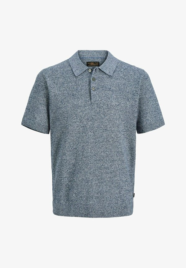 Jack & Jones JPRBLURILEY KNIT POLO SS SN - Polo shirt - pageant blue