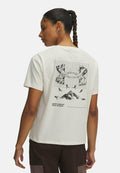 Under Armour TRAIL RUN GRAPHIC - Sports T-shirt - stone