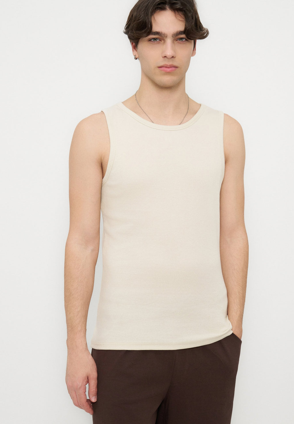 YOURTURN CLASSIC RIB TANK TOP