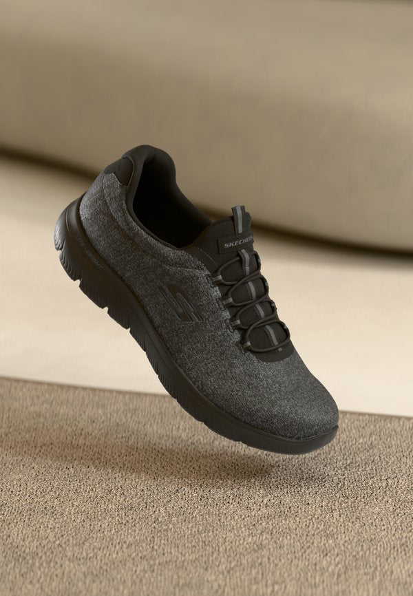 Skechers SUMMITS WIDE FIT - Trainers - black