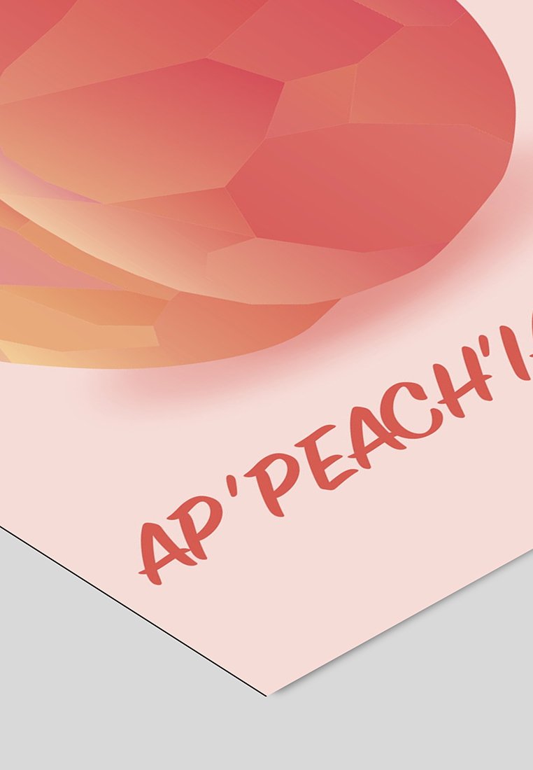 Poster and Frame MOM I AP-PEACH-IATE YOU