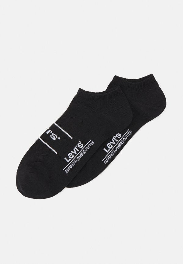Levi's® LOW CUT SPORT UNISEX 2 PACK  - Sneaker socks - black