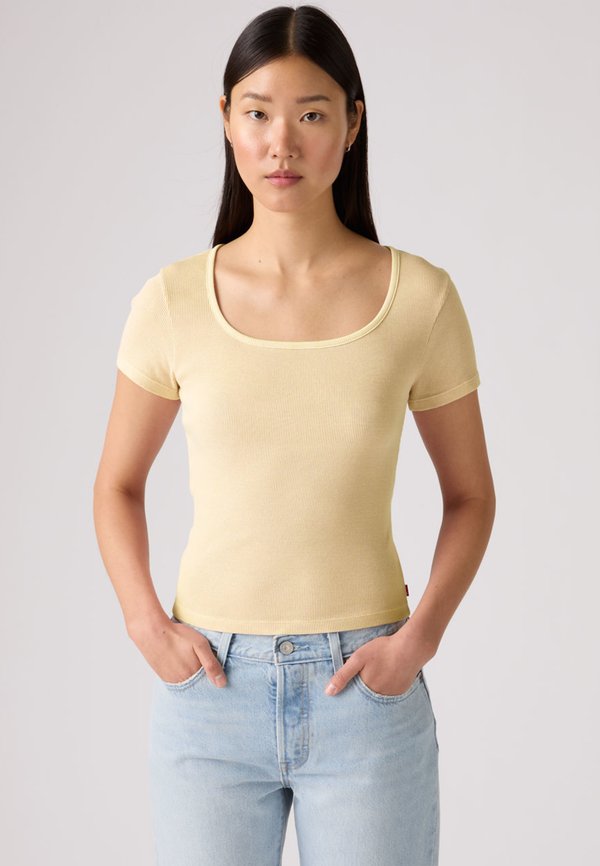 Levi's® ESSENTIAL - Basic T-shirt - french vanilla