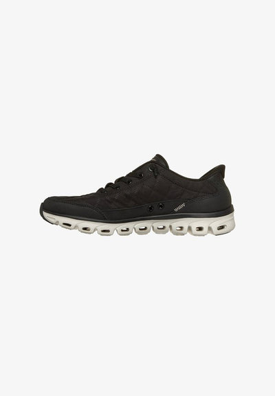 Skechers GLIDE-STEP - Trainers - black nylon