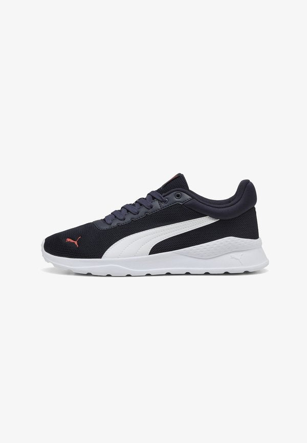 Puma ANZARUN VIVID SNEAKERS UNISEX - Trainers - new navy- white-red flash