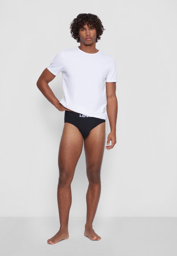 Levi's® MEN SOLID BASIC BRIEF 4 PACK - Briefs - black