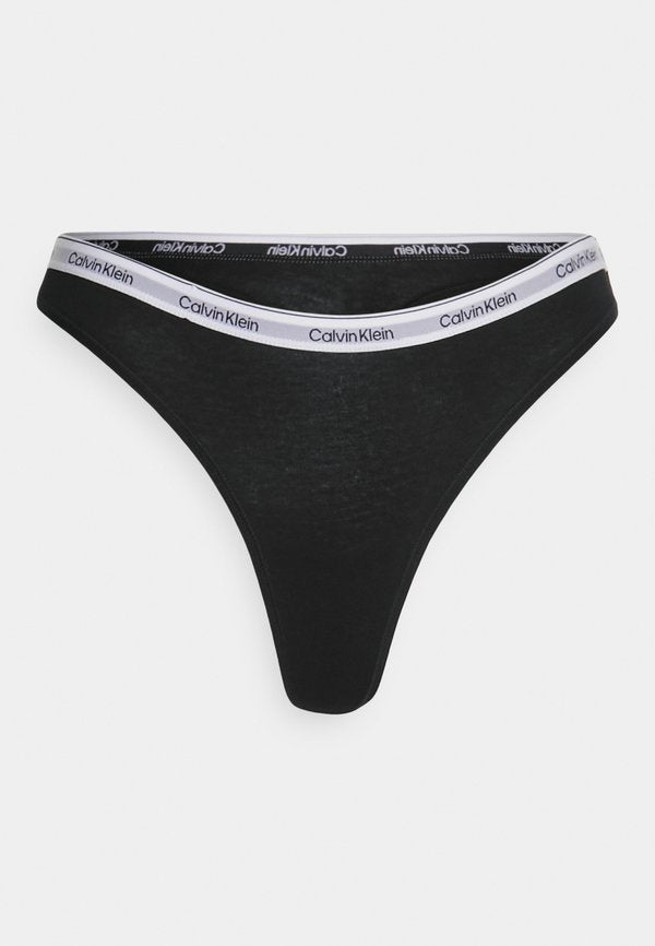 Calvin Klein Underwear THONG ICON LOGO - Thong - black