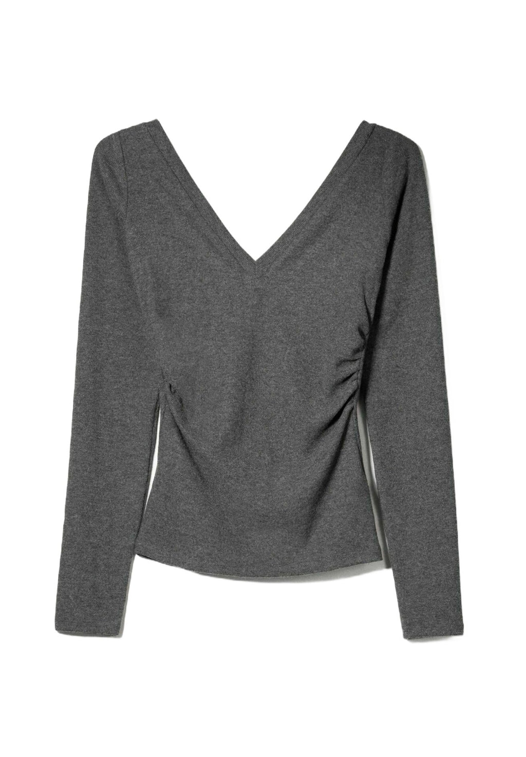 Bershka WITH GATHERED V-NECK