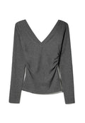 Bershka WITH GATHERED V-NECK
