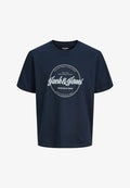 Jack & Jones Plus Size - Print T-shirt - navy blazer