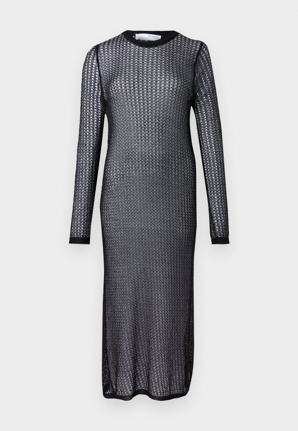 Selected SLFSADIE METALLIC O NECK DRESS