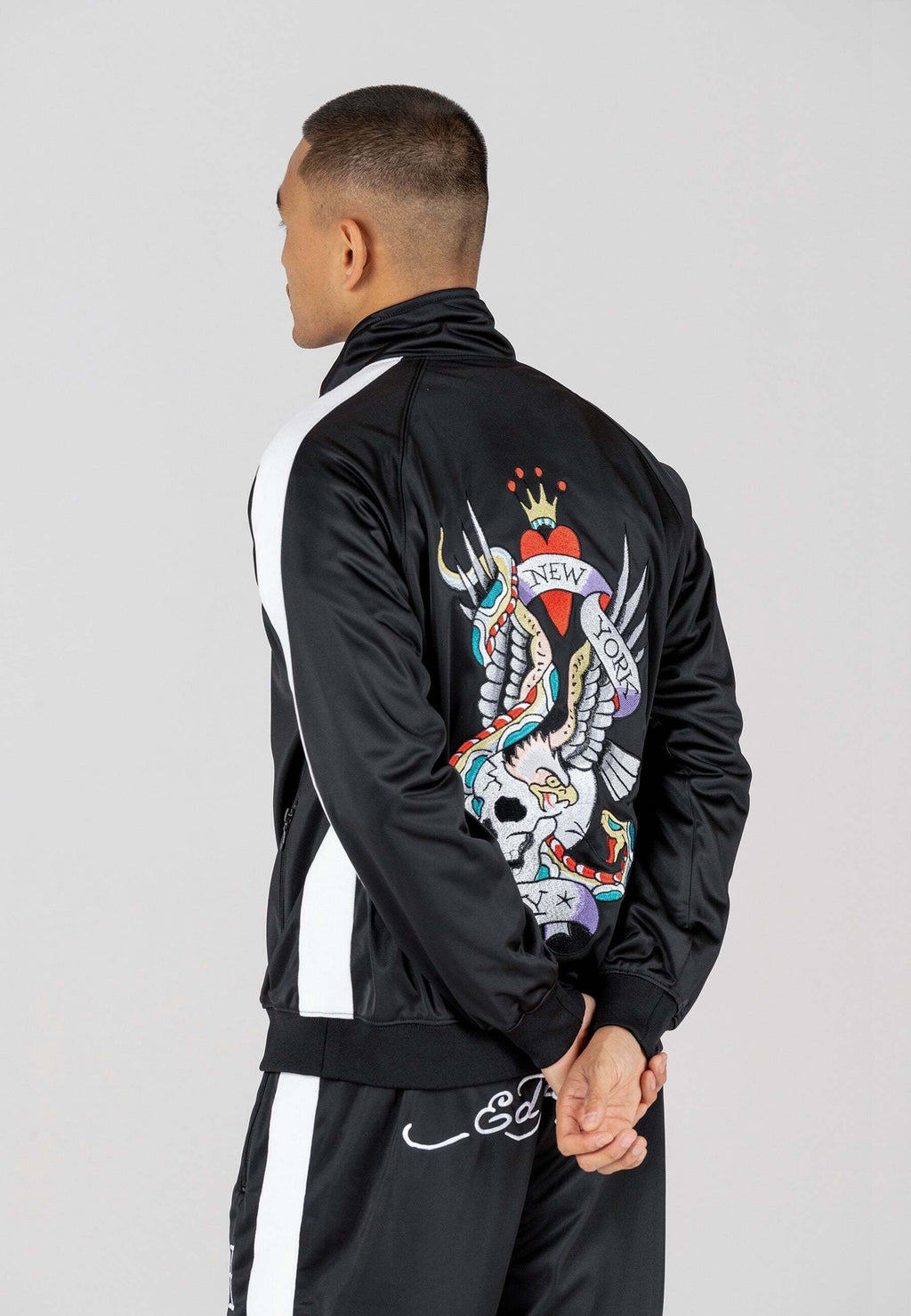 Ed Hardy NEW-YORK-SKULL TRACK TOP