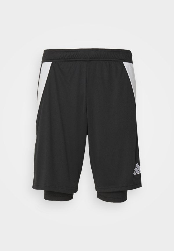 adidas Performance TIRO24 TRAINING 2 IN 1 SHORT - Sports shorts - black/white