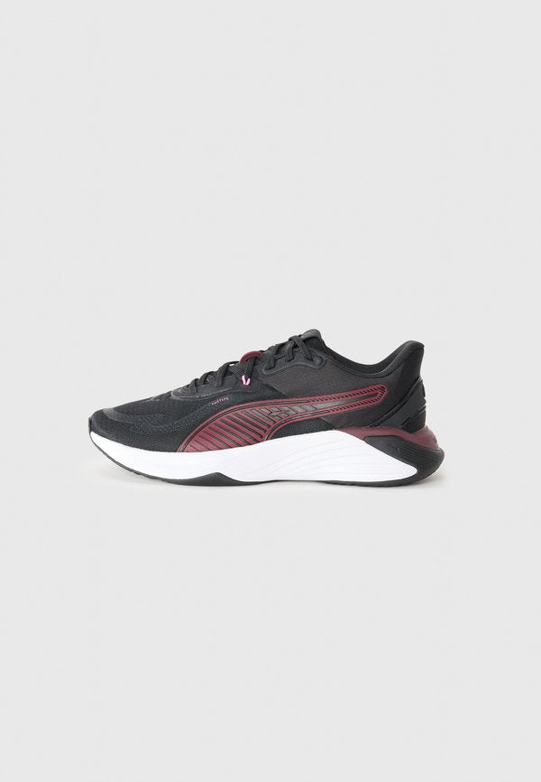 Puma PWR HYBRID TR WNS - Training shoe - black/ruby shimmer/pink pixel