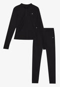 Even&Odd active 2 PIECE LONG SLEEVE WITH 1/4 ZIP TOP AND LEGGINGS SET