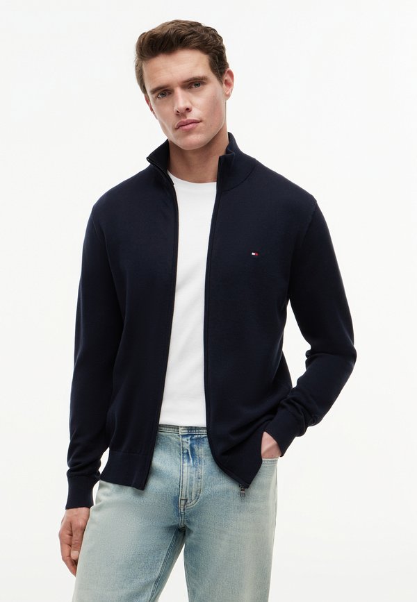 Tommy Hilfiger ESSENTIAL ZIP - Cardigan - desert sky