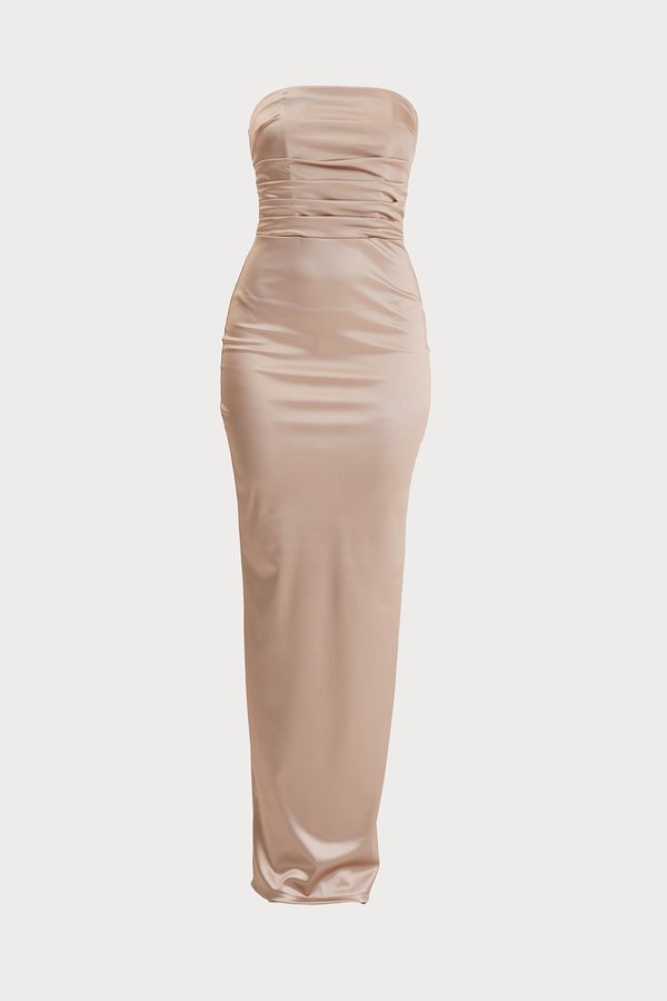 WAL G PETITE TALLY BANDEAU  DRESS