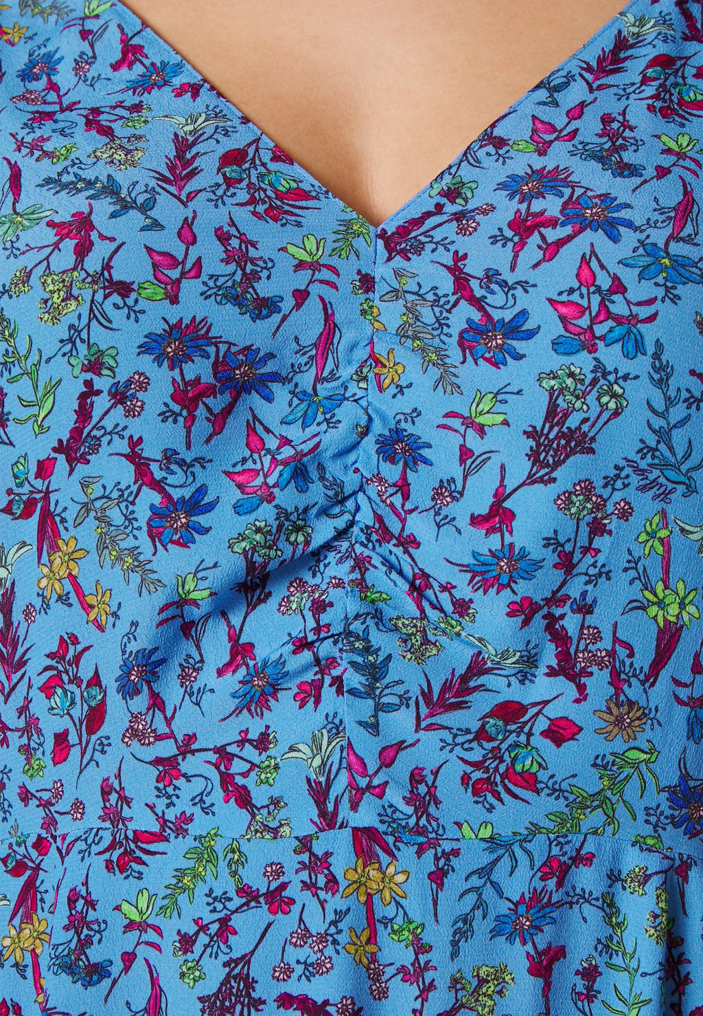 FLORAL SHORT DRESS Media 6