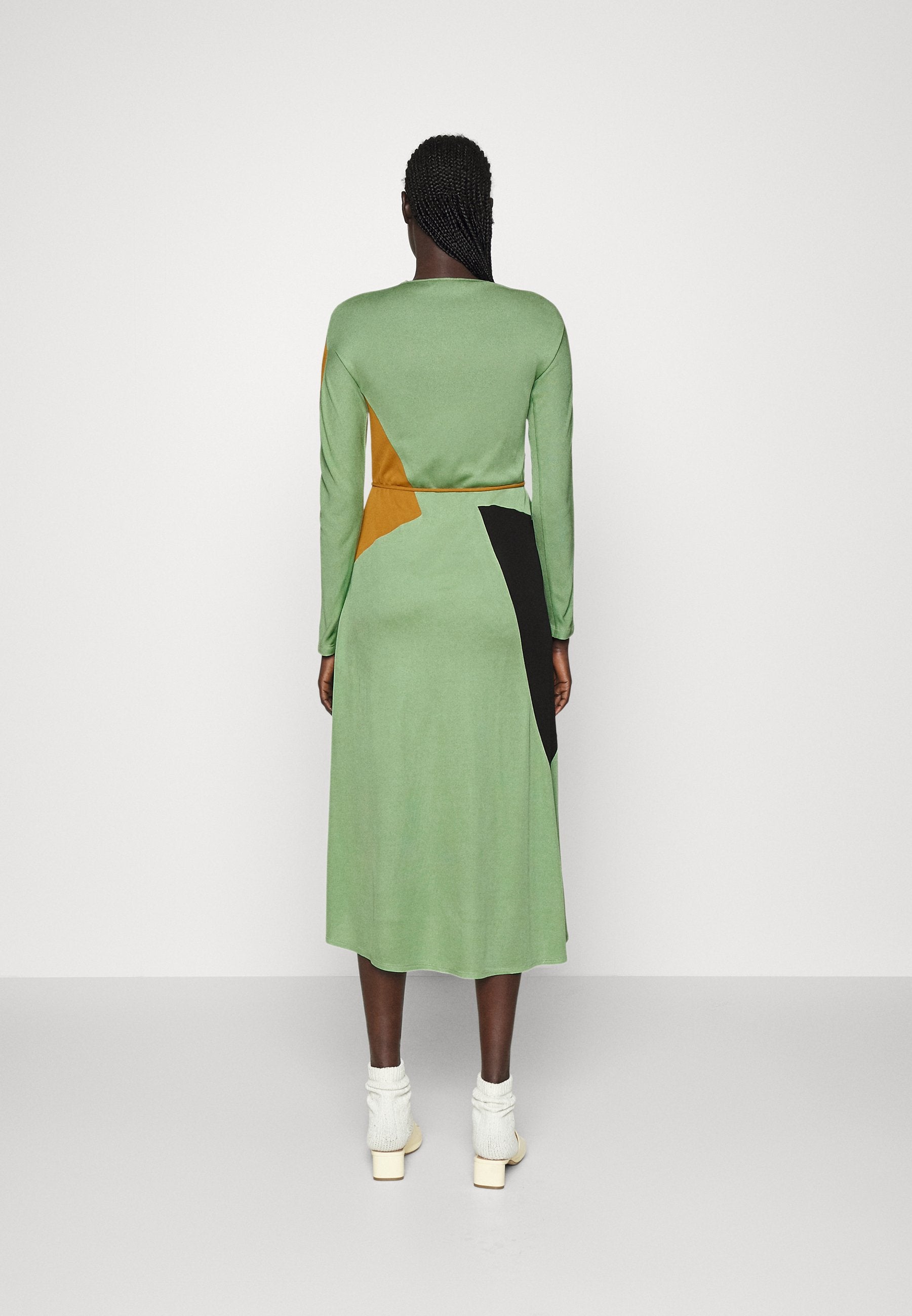 Tory Burch COLORBLOCK HONEYCOMB DRESS