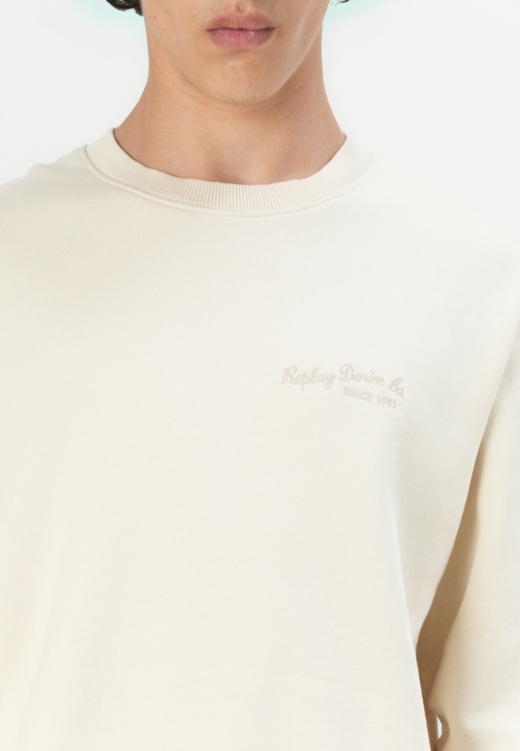 Replay LOGO CREW NECK