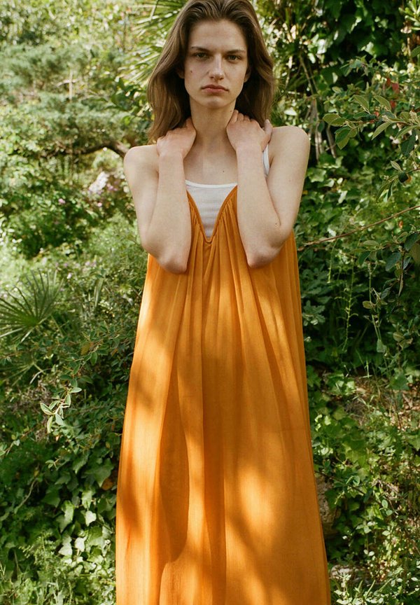 Mango ADULT - Maxi dress - orange